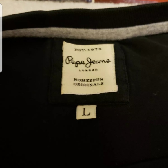 Pepe Jean's London Handspun Originals mens L Tshi - Picture 4 of 4